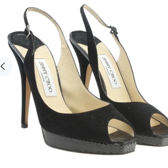 Jimmy Choo Black Heels - Picture 1 of 7
